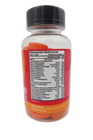 Multivitamínico Bariátrico - Tabletas Sabor Naranja